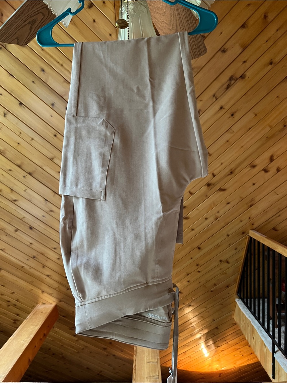 Neutral Beige Cargo scrub pants